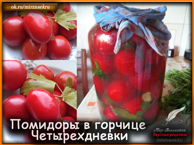 Рецепт заготовки малосольных помидор на зиму